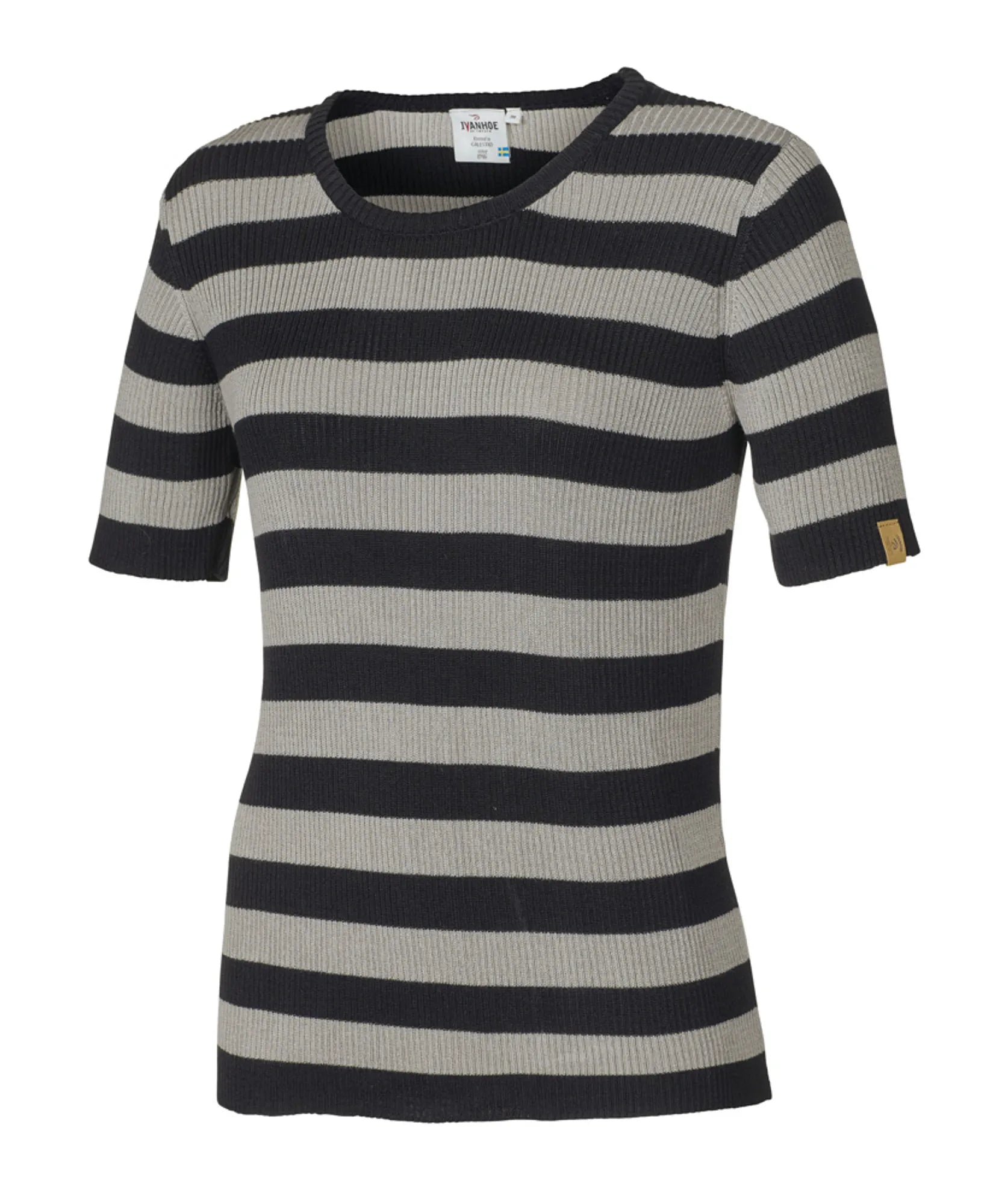 Ivanhoe Tilly Stripe T-Shirt Damen Black Lyocell