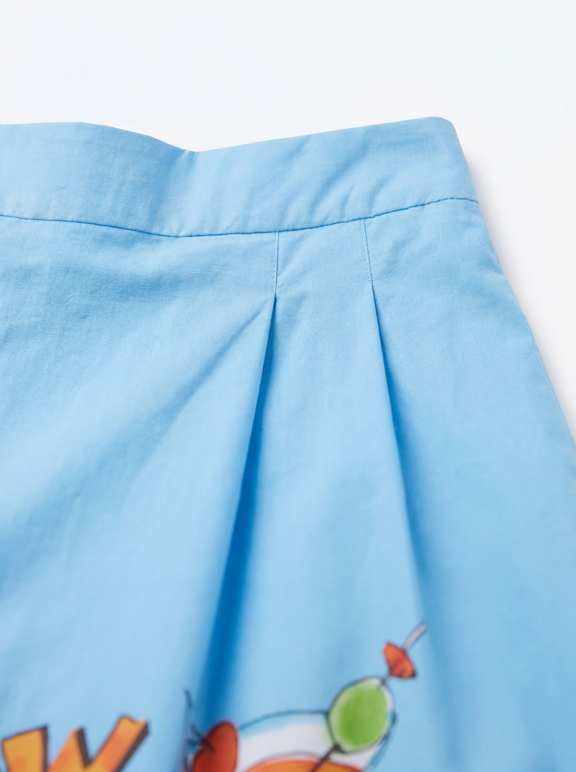 Stehmann Midi-Rock Nadine Midi Rock aquamarin Baumwolle
