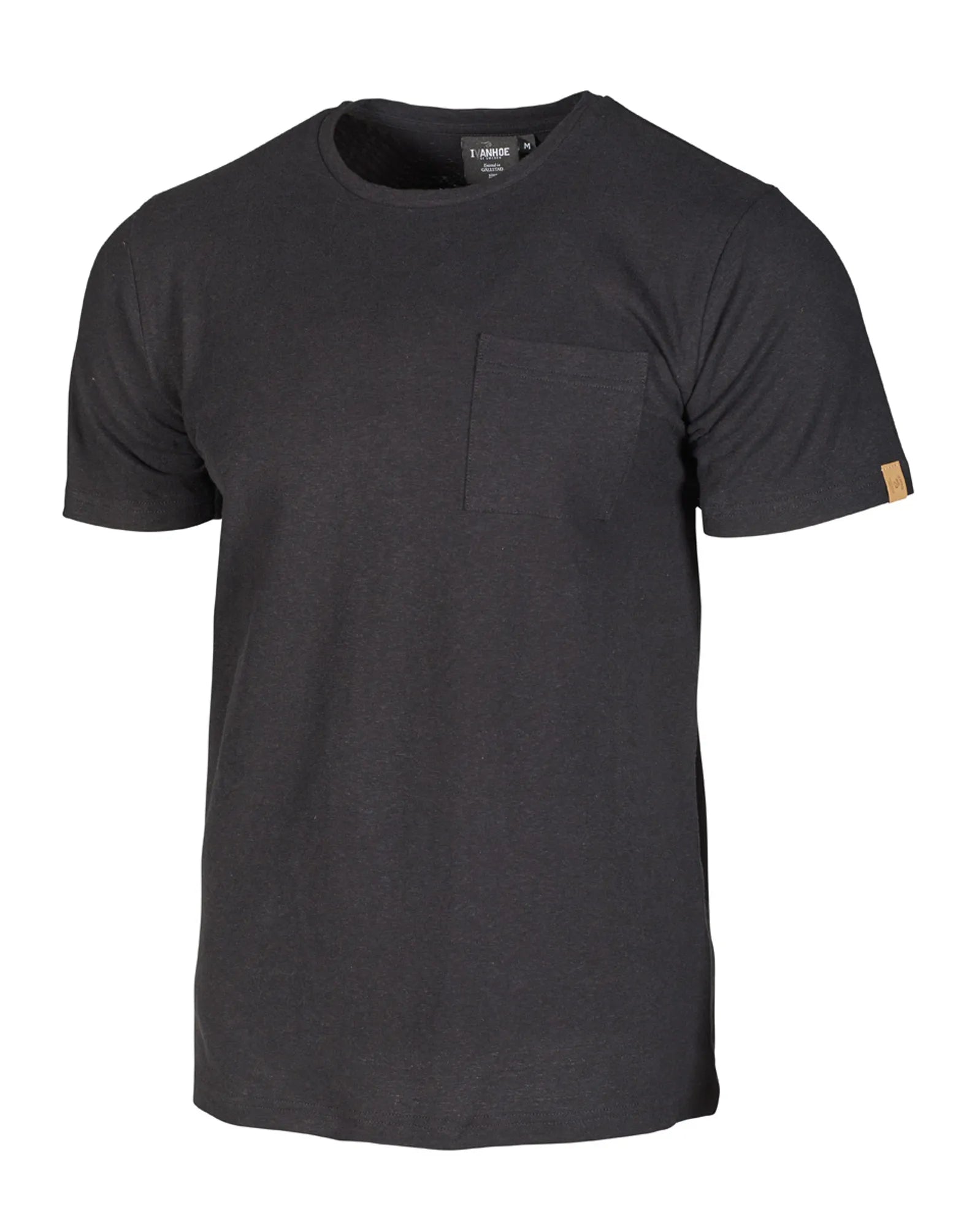Ivanhoe GY Hobbe T-Shirt Herren Schwarz Bio-Baumwolle Hanf