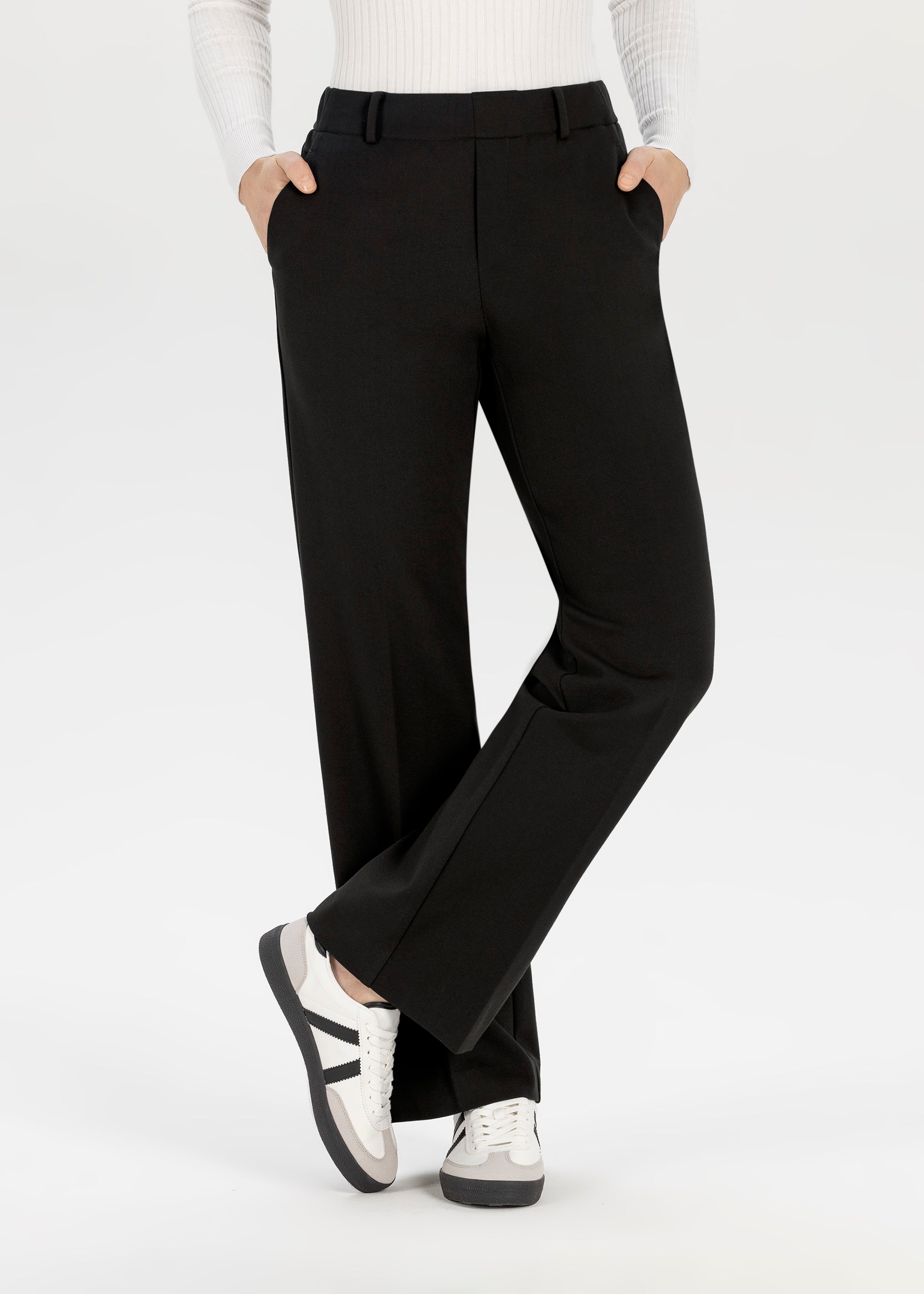 Stehmann Fenja Culotte schwarz Viskose-Jersey