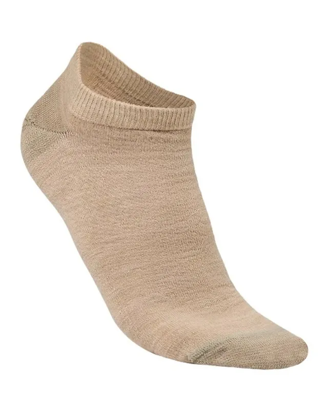 Ivanhoe Wool Sock X-Low Wollsocken Sand 90% Merino