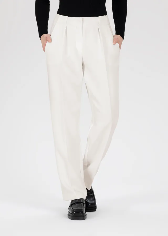 Stehmann Juls Relaxed Fit Hose winter-white 34