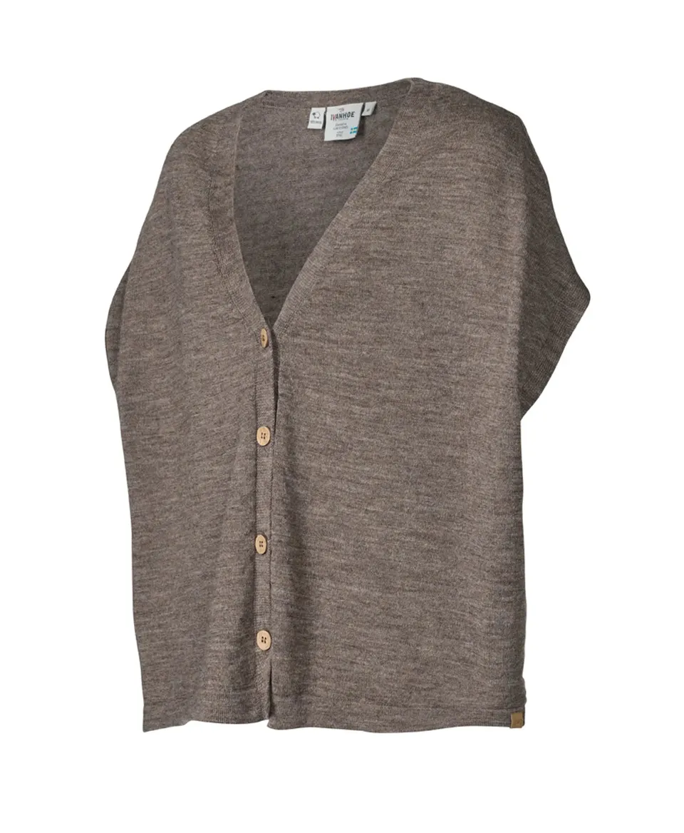 Ivanhoe NLS Poppy Poncho Nutmeg 100% Wolle Damen