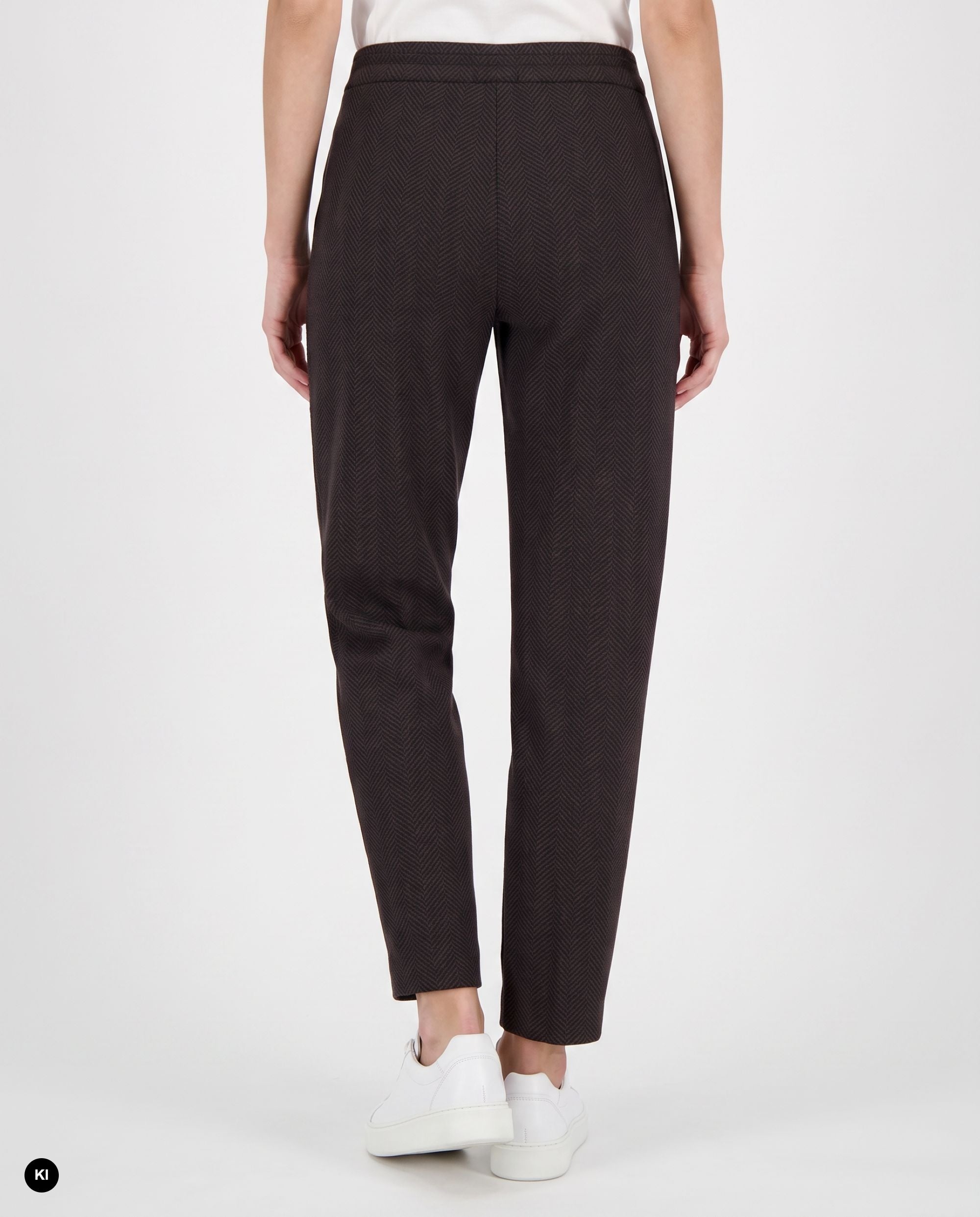 Stehmann Oceanja 6/8-Hose Herringbone toffee 34-48