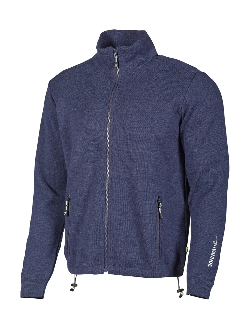 Ivanhoe Hadar Full Zip Wolljacke Steelblue L Merino