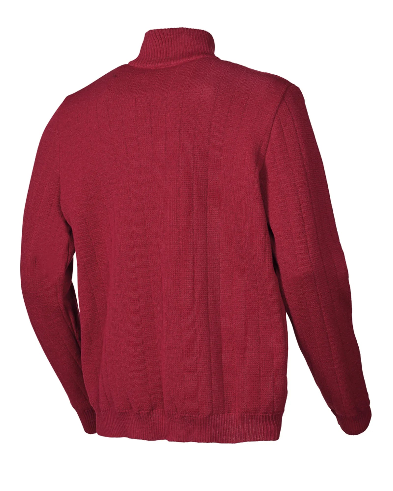 Ivanhoe Hugo Half Zip Windbreaker Herren Deep Red Wolle