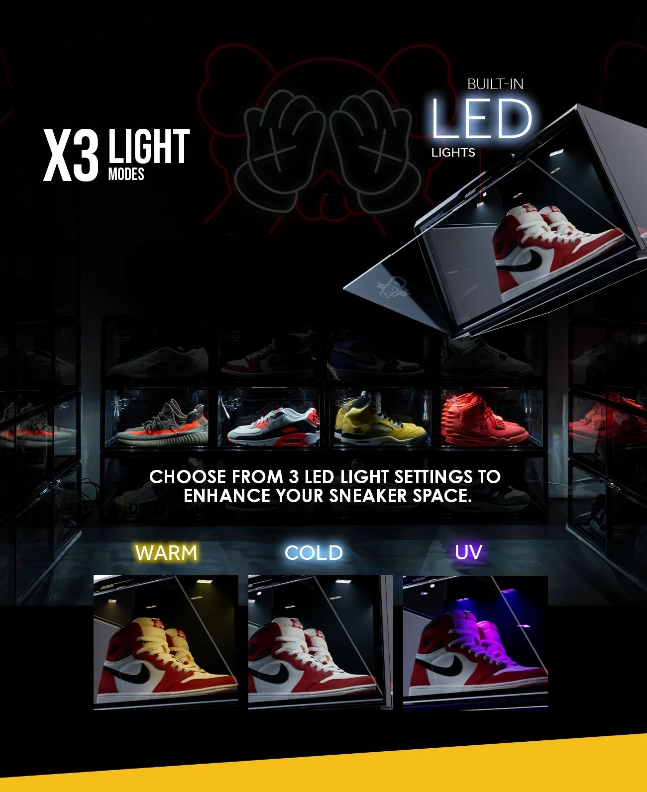 Crep Protect Crate 3.0 Sneaker-Box LED bis US 13