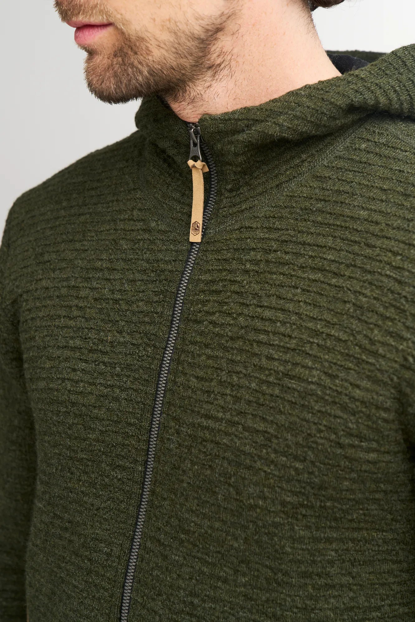 Ivanhoe Morel Hood Herren-Hoodie Grey Gr. S Wolle