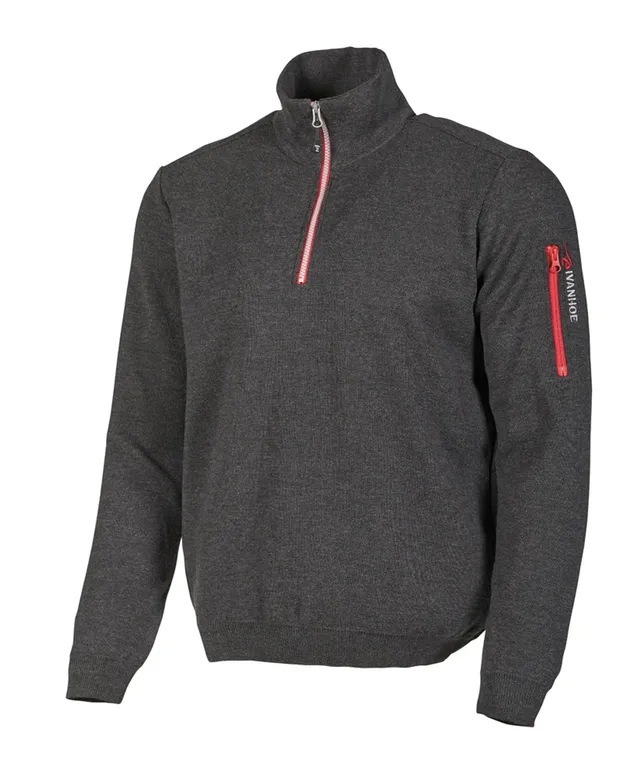 Ivanhoe Hadar Half Zip Wollpullover Graphite Marl S