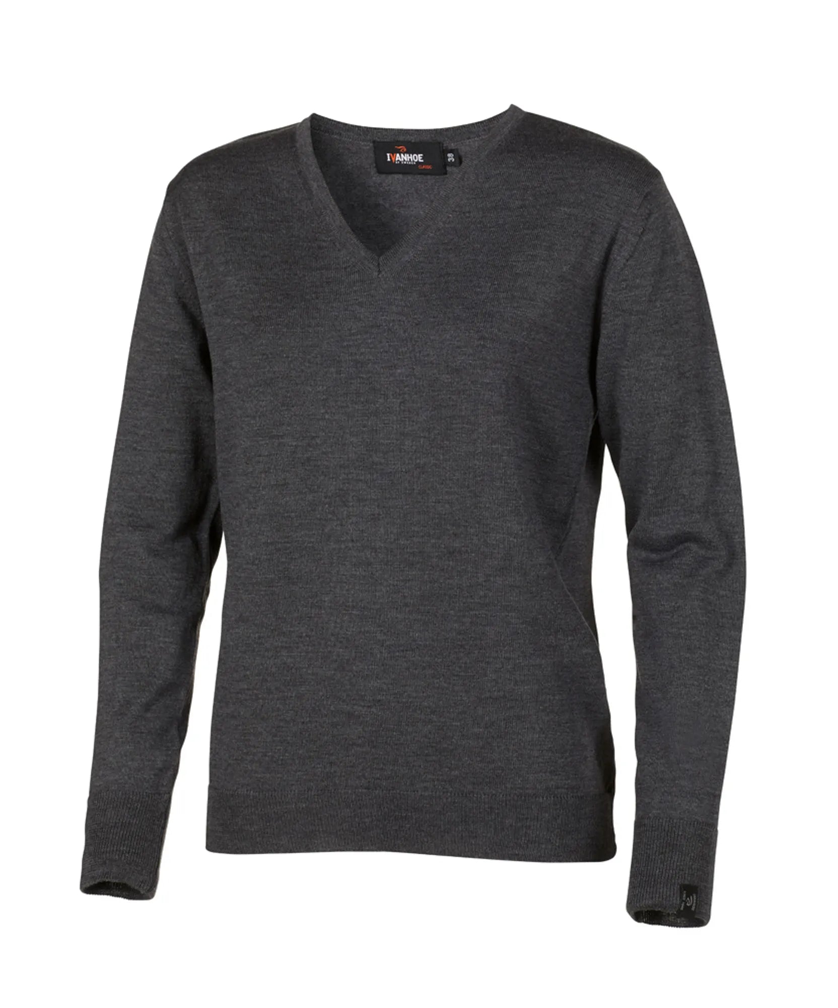 Ivanhoe Merino V-Neck Female Wollpullover Graphite Marl 38