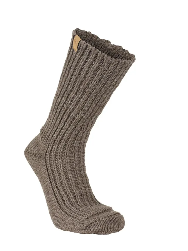 Ivanhoe NLS Rag Sock Wollsocken Nutmeg 39-42 ungefärbt