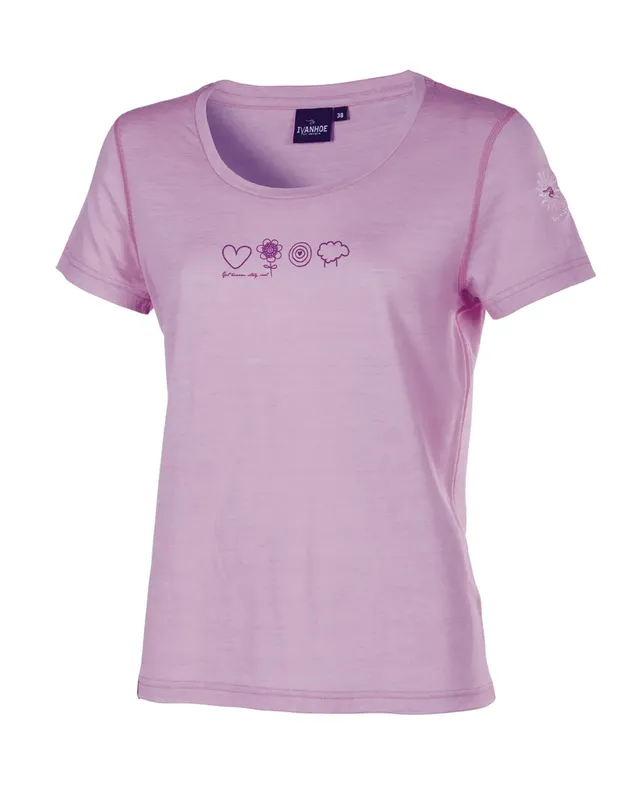 Ivanhoe Underwool Meja Symbols Merino Shirt Sweet Lilac 160g
