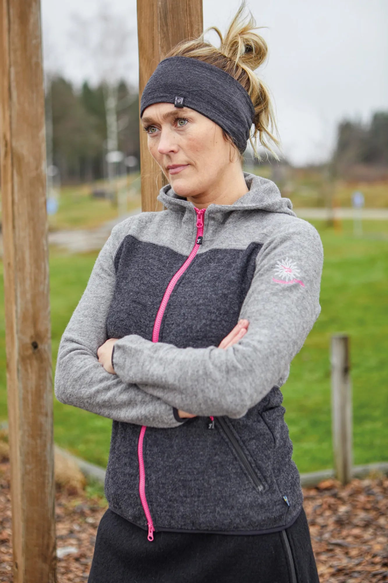 Ivanhoe Zoya Hood Hoodie Zen Blue Wolle 98%