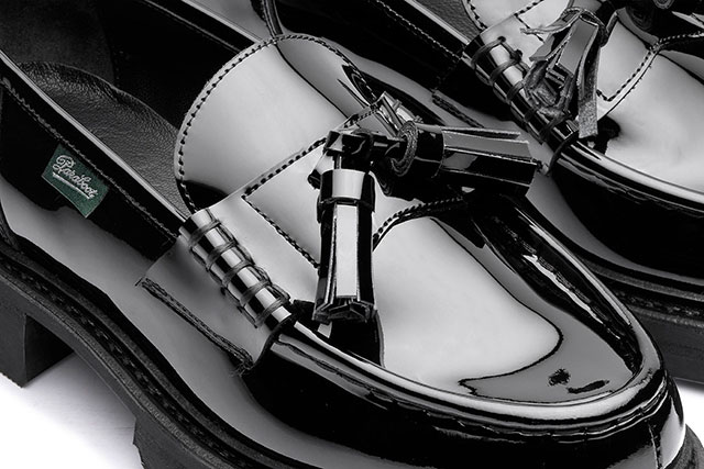 Paraboot Aubin Phoenix Noire Loafer Schwarz Lack