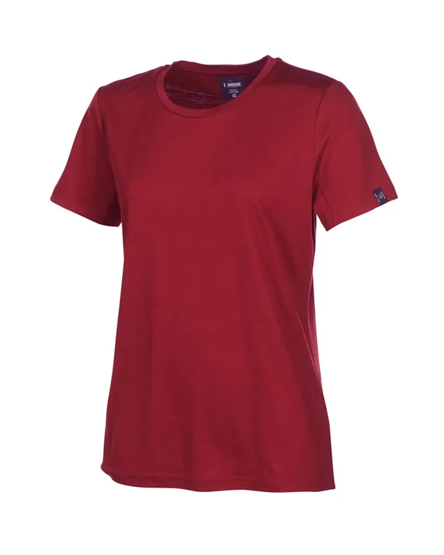 Ivanhoe Cilla T-Shirt Merinoshirt Royal Cherry 100% Wolle