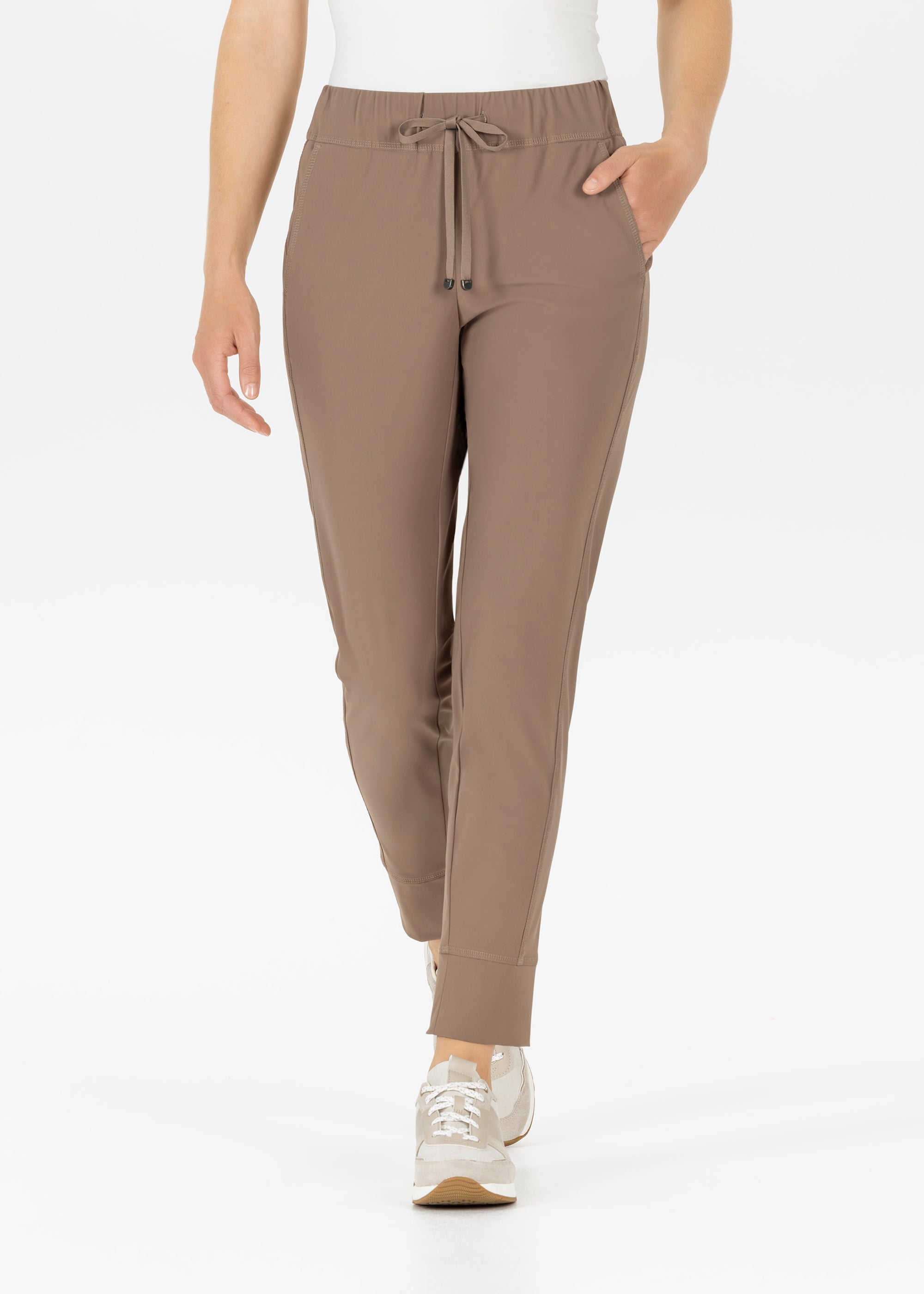 Stehmann Roxana Jogpants peanut Tec-Jersey 7/8