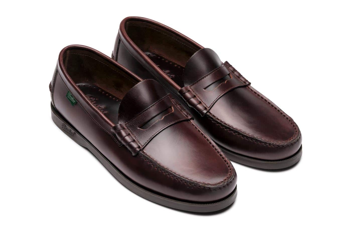 Paraboot Coraux Marine Loafer braun-blau Leder