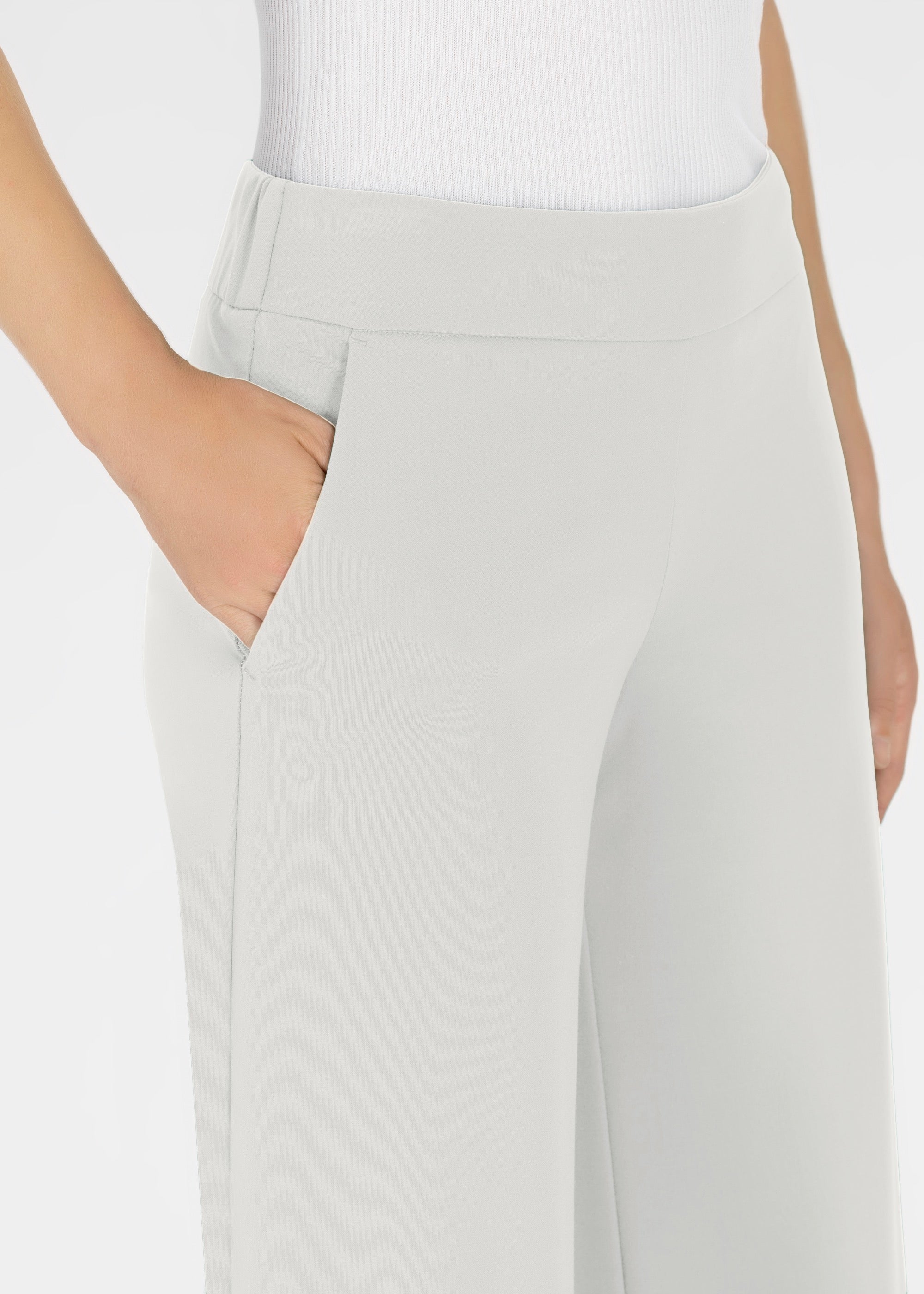 Stehmann Hamatit Sommerjersey Hose lily white