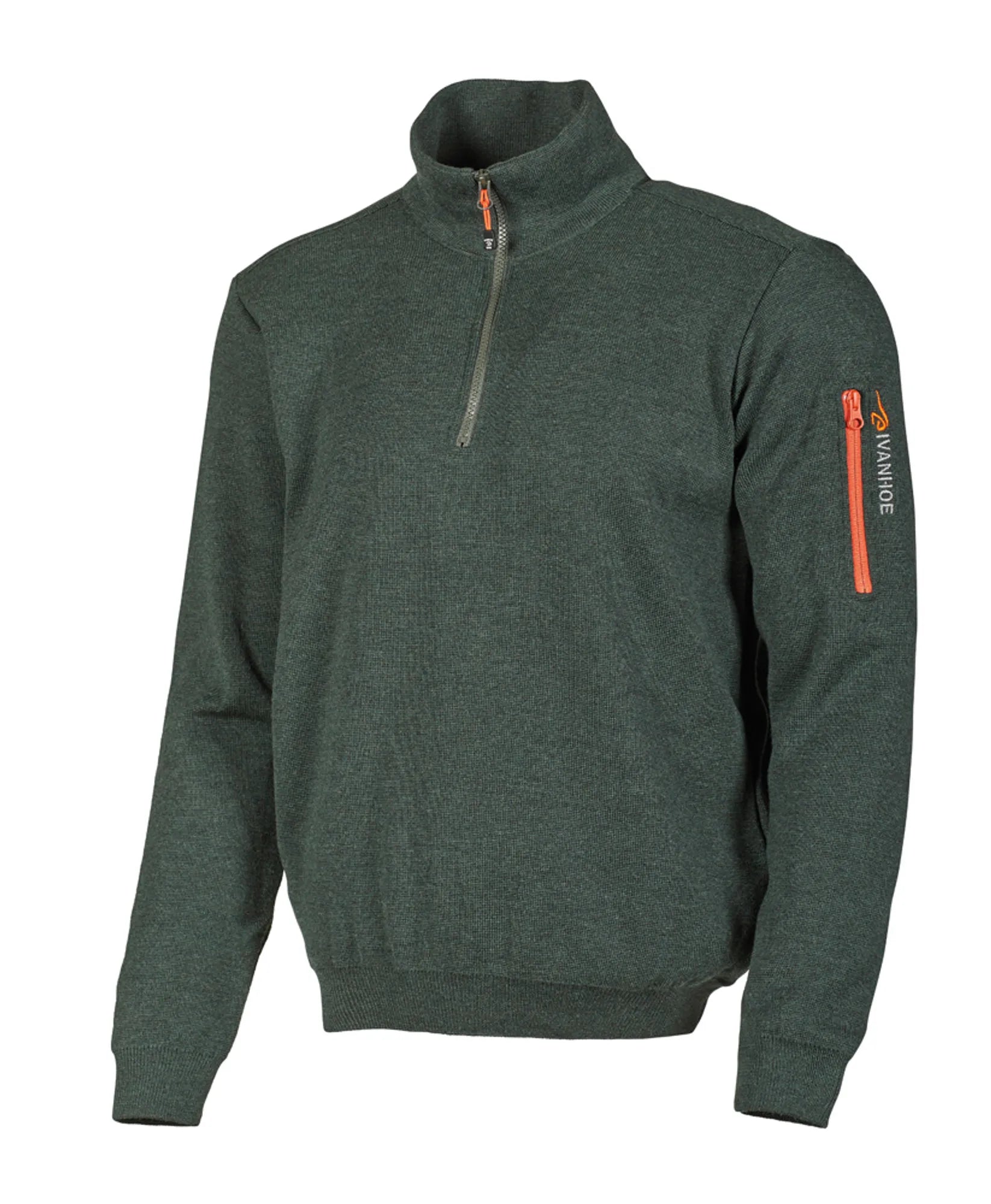 Ivanhoe Hadar Half Zip Pullover Rifle Green L Merino
