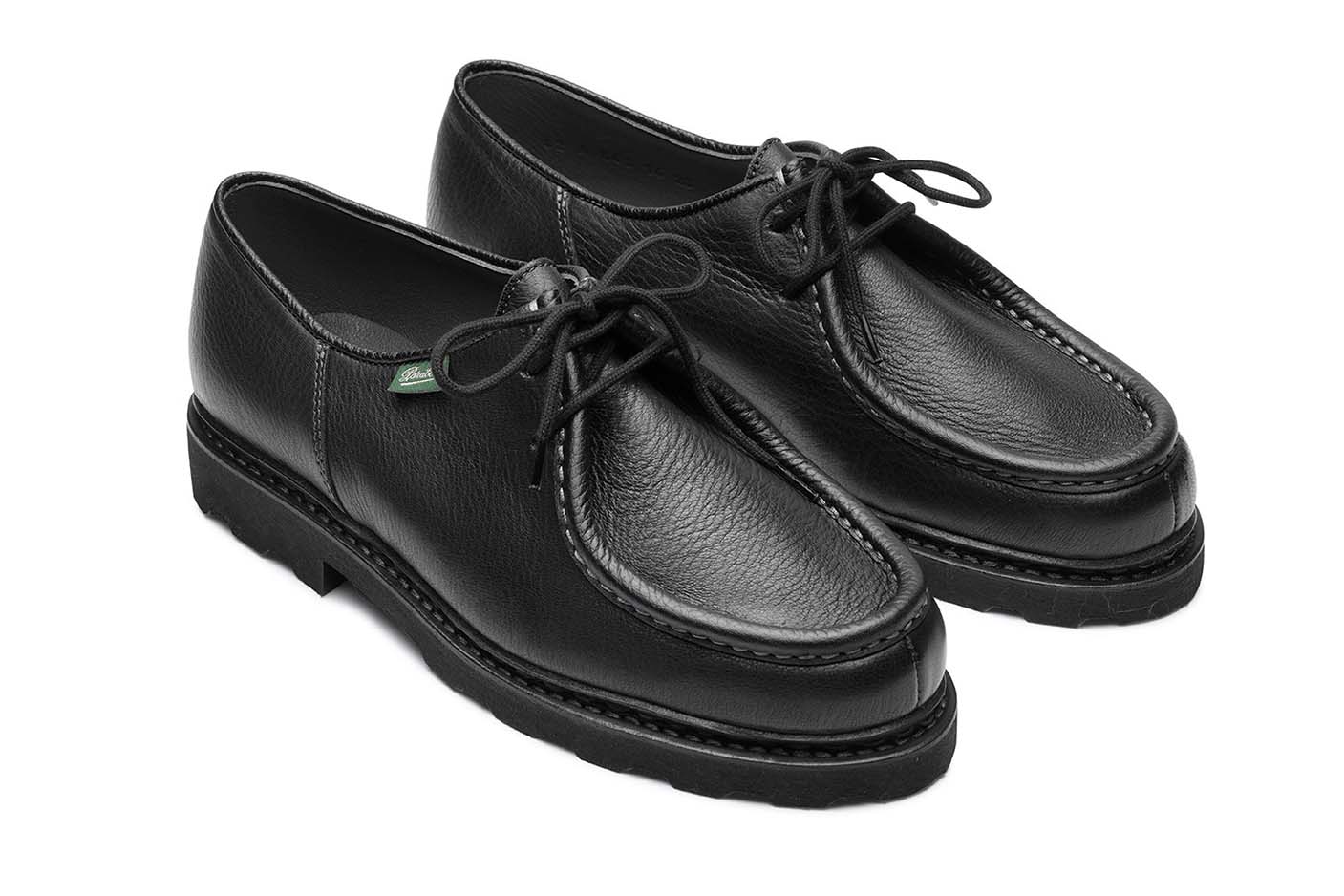 Paraboot Michael Marche Derby Schwarz Hirschleder