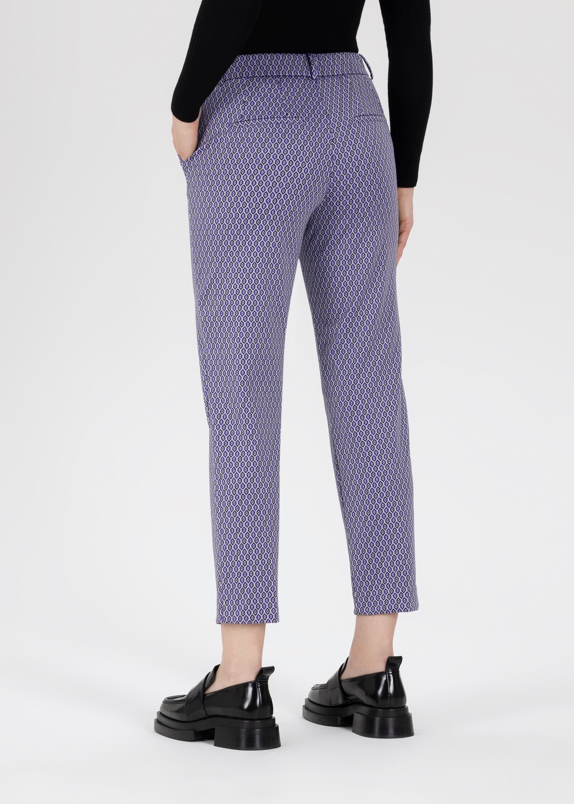 Stehmann Fluor 6/8-Chino Hose amaranth purple