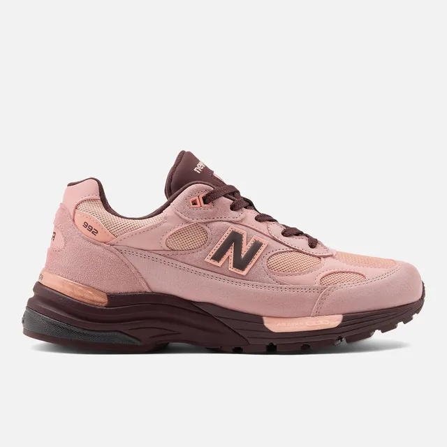 New Balance Made in USA 992 Pink Chalk Sneaker Mesh 1 Paar