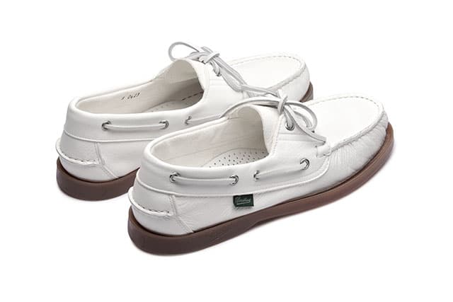 Paraboot Barth Bootsschuh Miel-Cerf Weiß Segelschuh