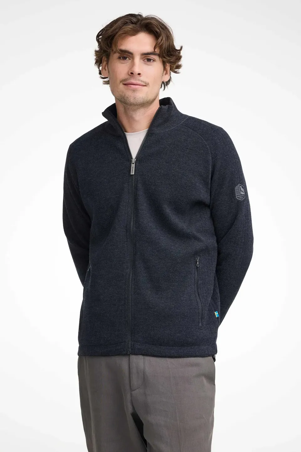 Ivanhoe Henry Full Zip Windbreaker Graphit S – Merinojacke