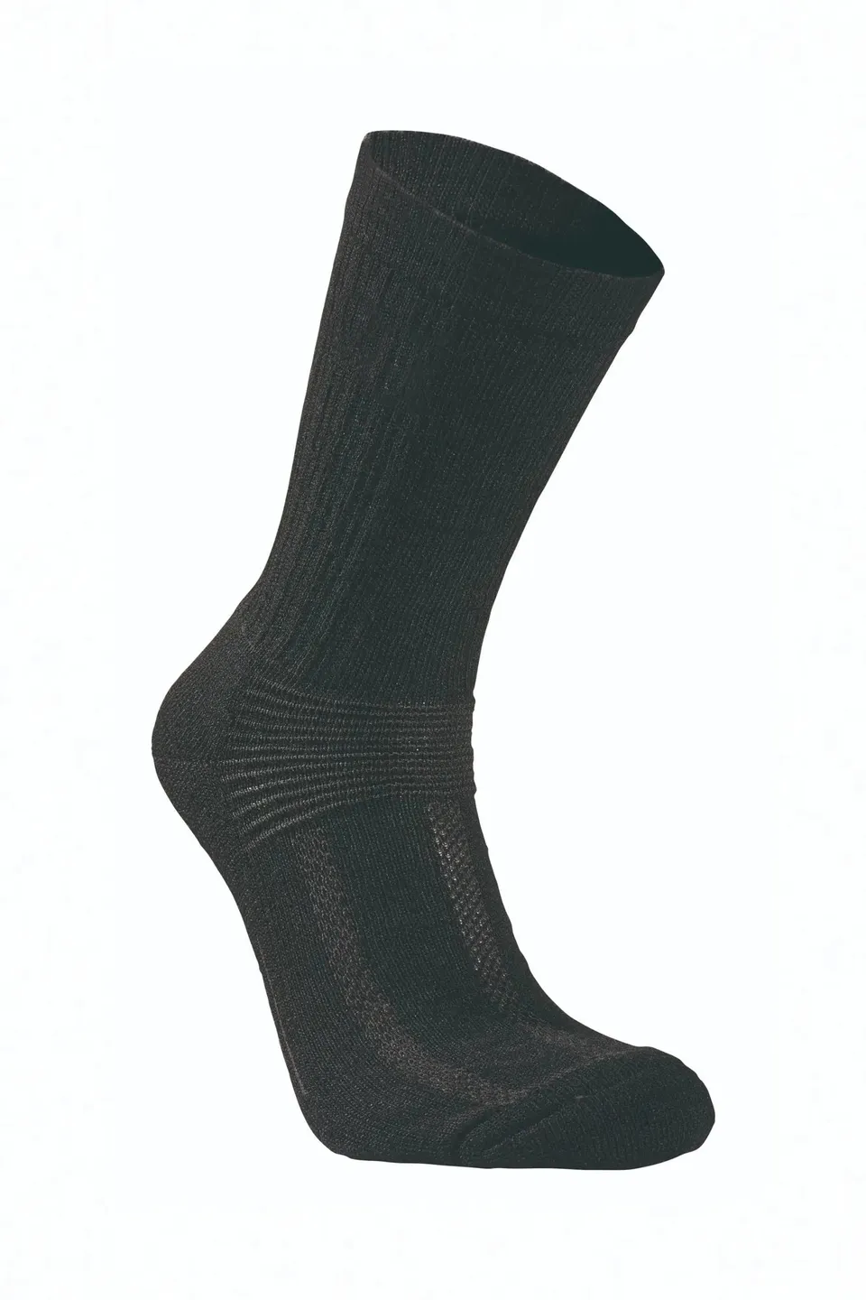 Ivanhoe Wool Sock Trekk Wandersocken Black Frottee