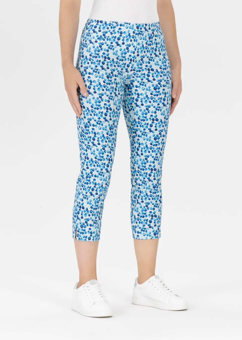 Stehmann Loli 6/8-Hose diva blue Gr.38 Slim Fit