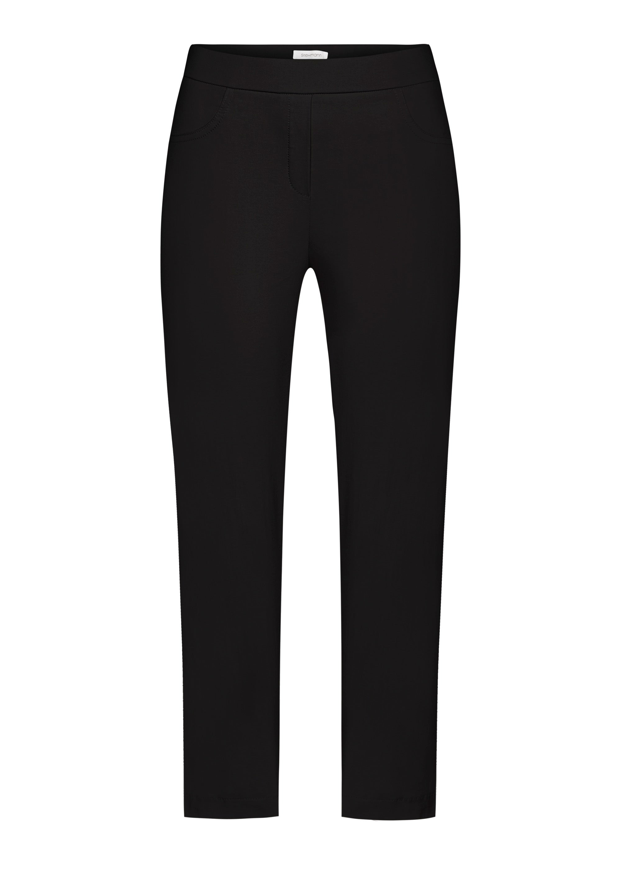 Stehmann Loli 6/8 Slim Fit Hose schwarz Stretch