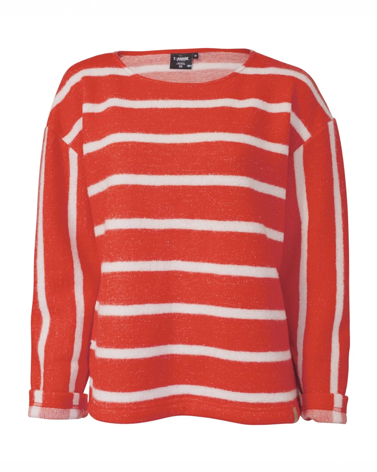 Ivanhoe GY Bystad Pullover Mandarin Red 60% Wolle