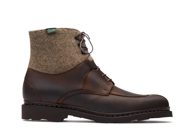 Paraboot Beaumont Griff Stiefelette Marron Nubuk Beige