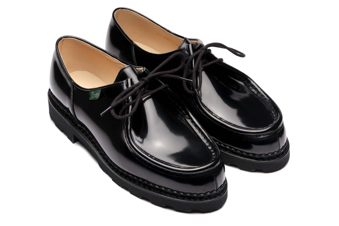 Paraboot Michael Marche Derbys Schwarz Glattleder