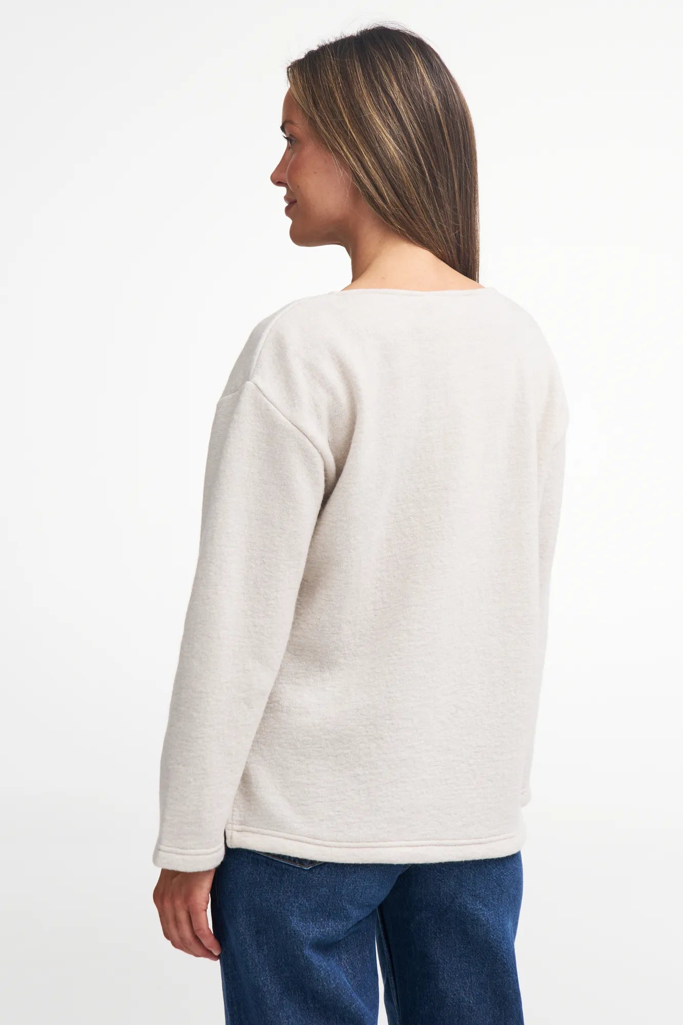 Ivanhoe GY Bystad Solid Wollpullover Navy 60% Wolle