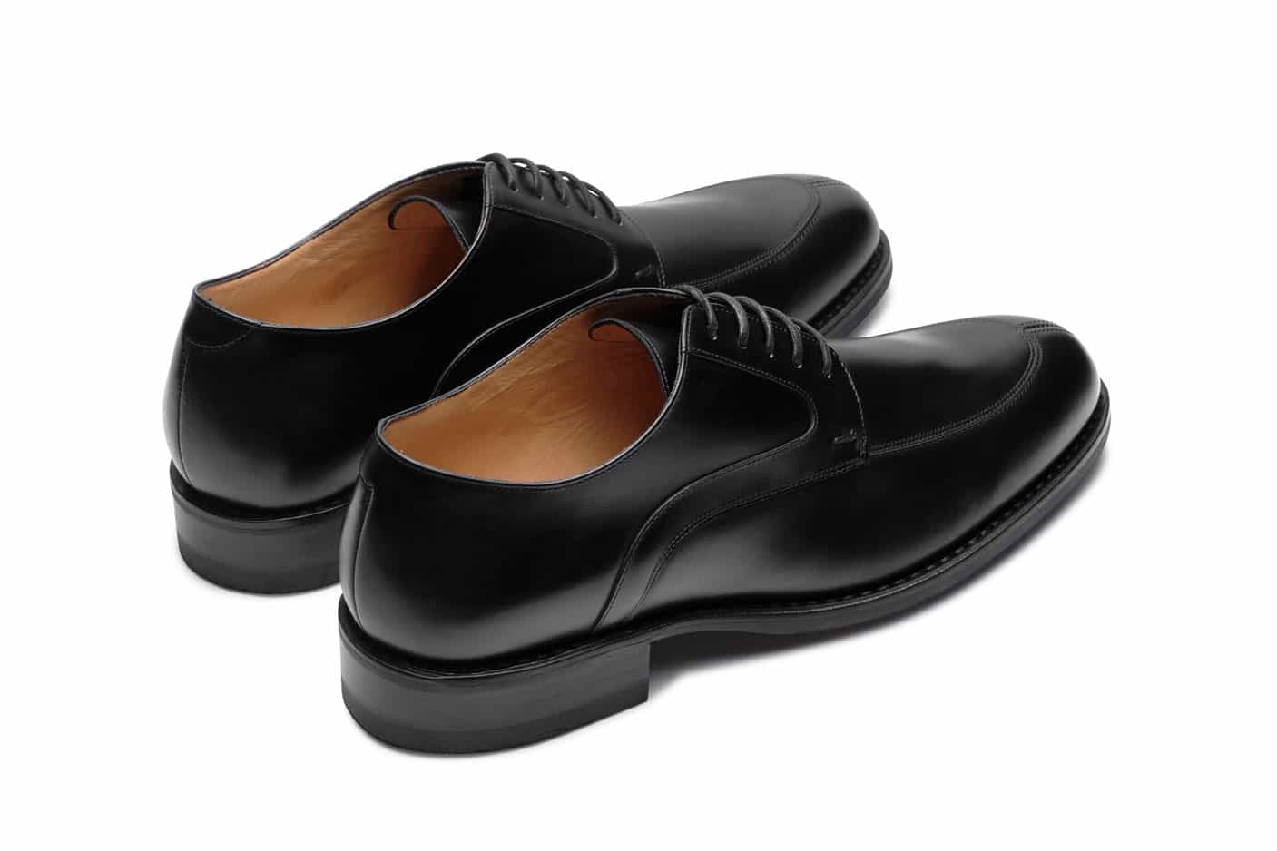Paraboot Apprieu Galaxy Derby Schuhe schwarz Glattleder