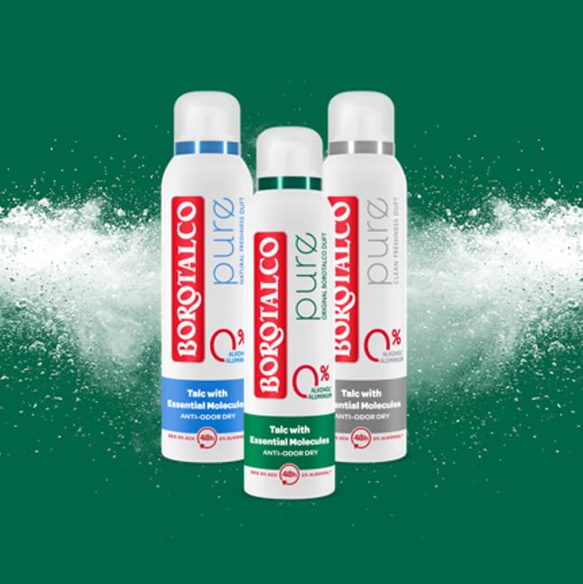 Borotalco Pure Deospray 12x150 ml ohne Aluminiumsalze