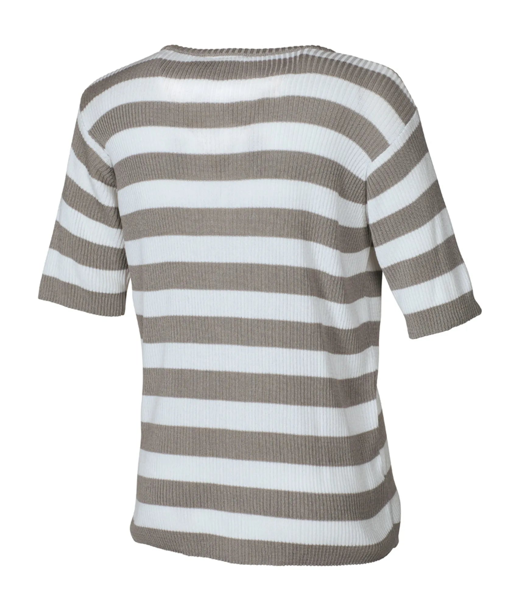 Ivanhoe Tilly Stripe T-Shirt Greige 36 100% Tencel