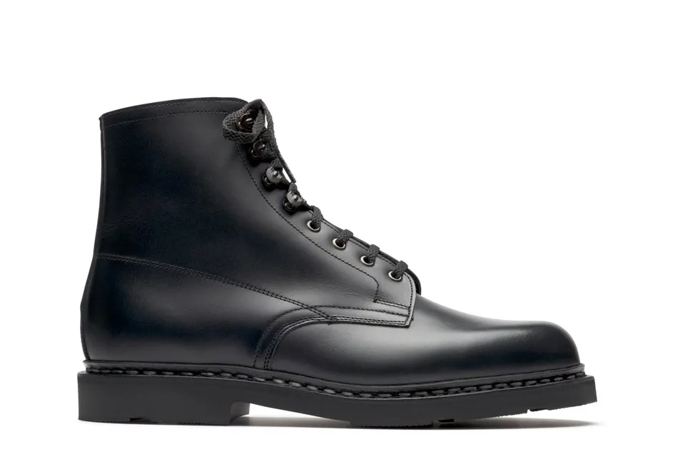Paraboot Imbattable Chasse Stiefelette Schwarz Glattleder