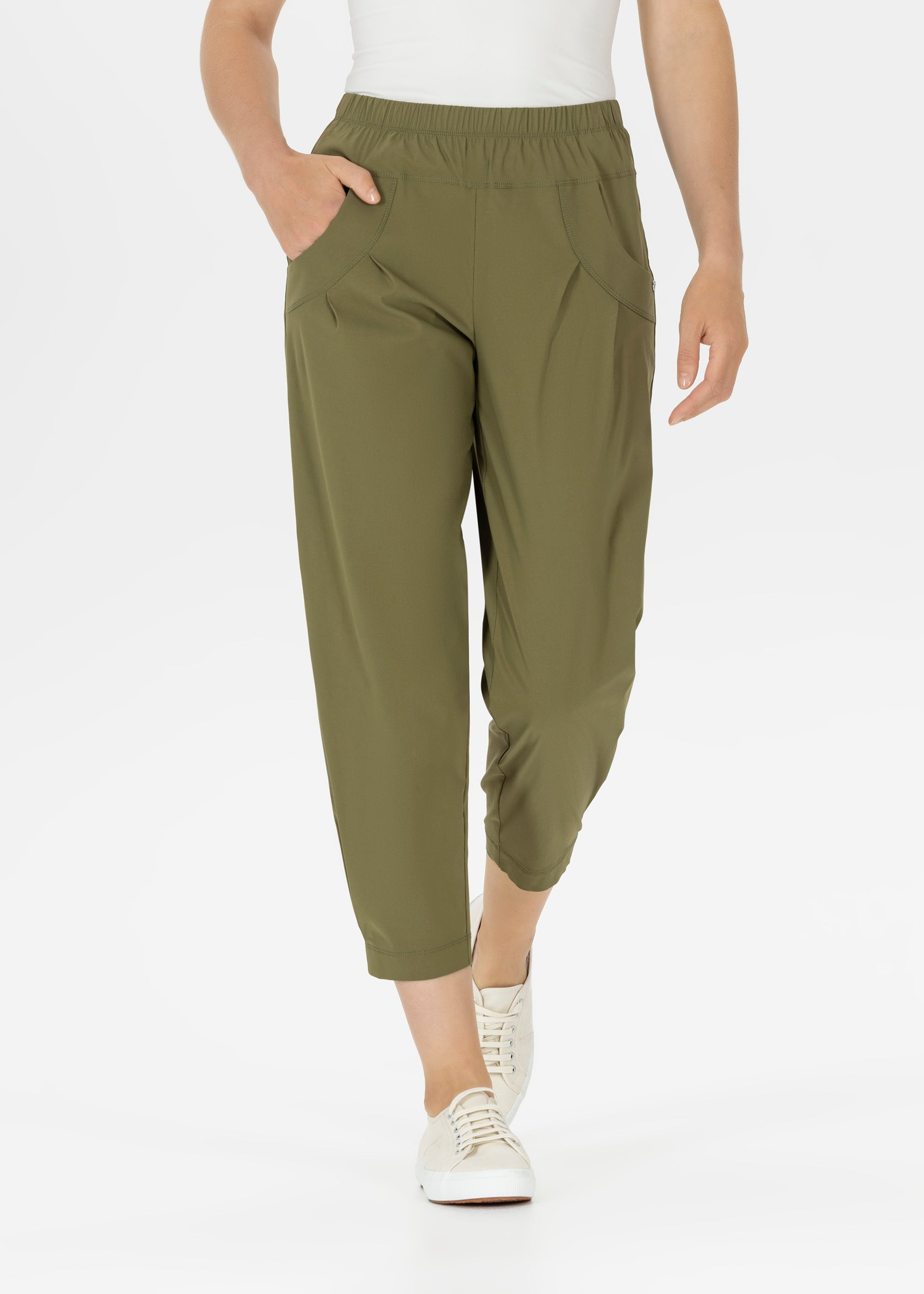 Stehmann Rachell O-Shape Hose Sommer Bengaline vetiver