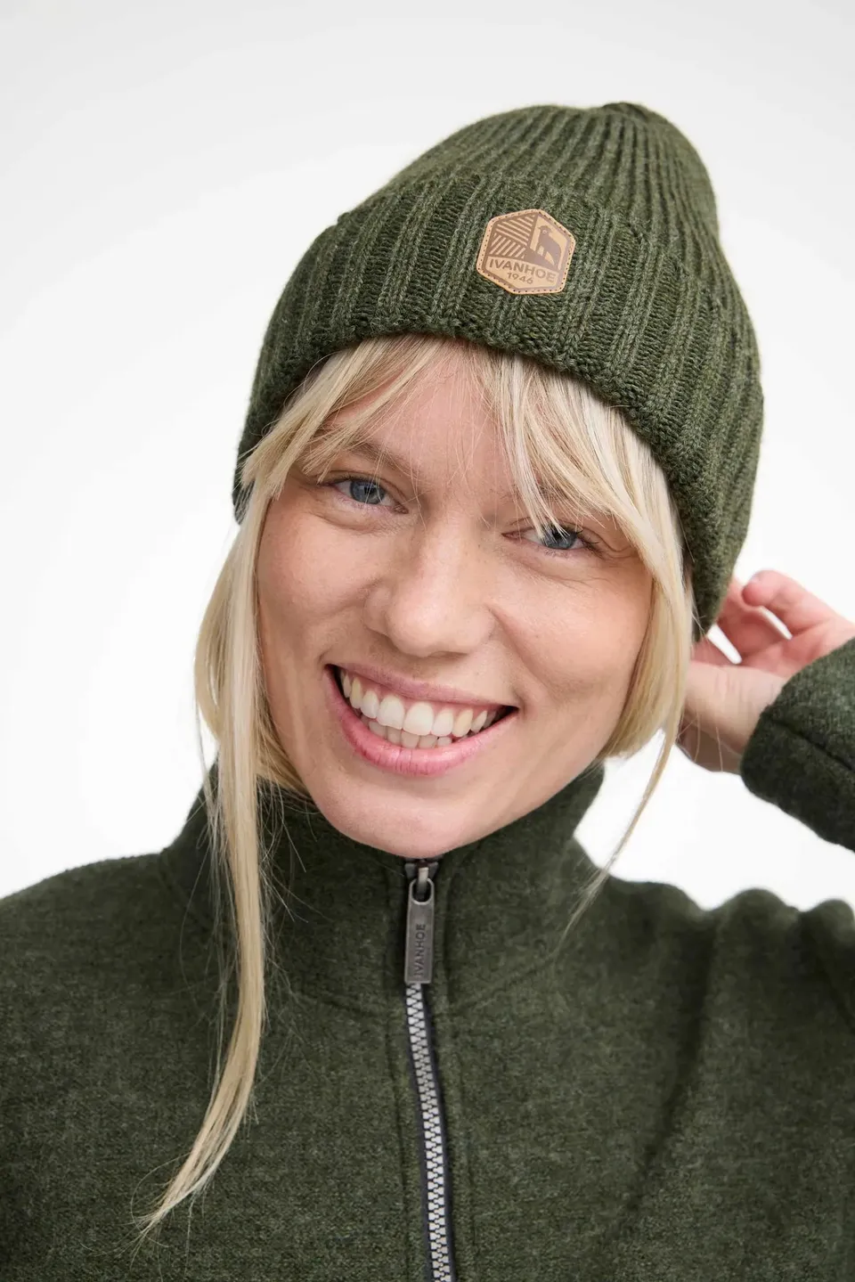 Ivanhoe Ipsum Mütze Loden Green Unisex 100% Wolle