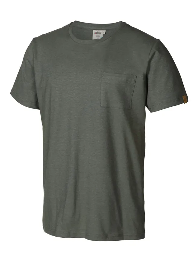 Ivanhoe GY Hobbe T-Shirt Dark Olive Bio-Baumwolle M