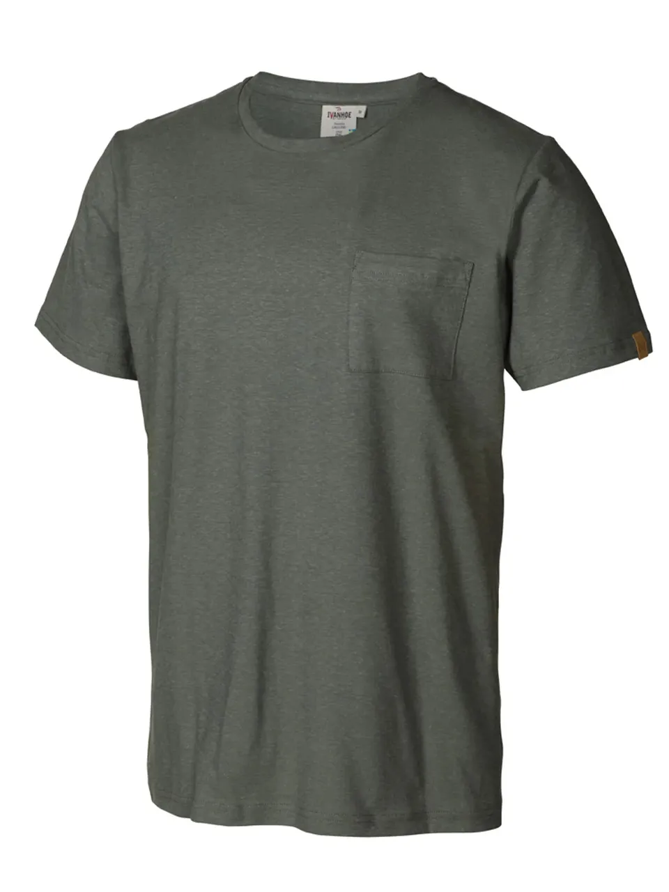 Ivanhoe GY Hobbe T-Shirt Dark Olive Bio-Baumwolle M