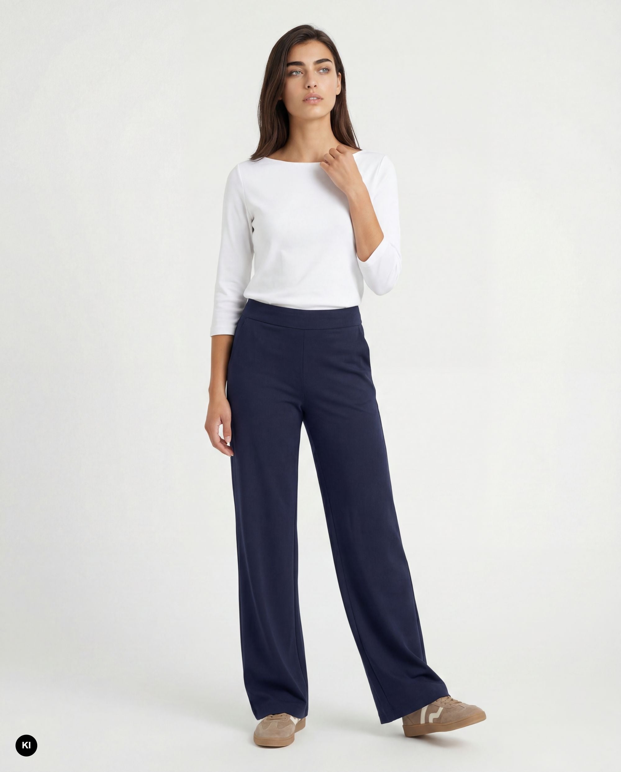 Stehmann Hamatit Relaxed Fit Hose marine Gr. 34-46