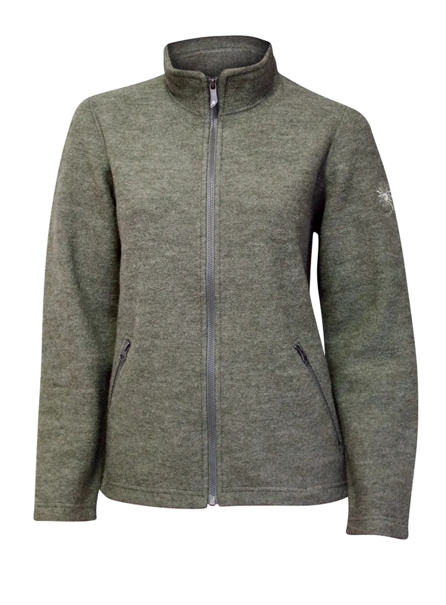Ivanhoe Bella Full Zip Wolljacke Lichen Green 38