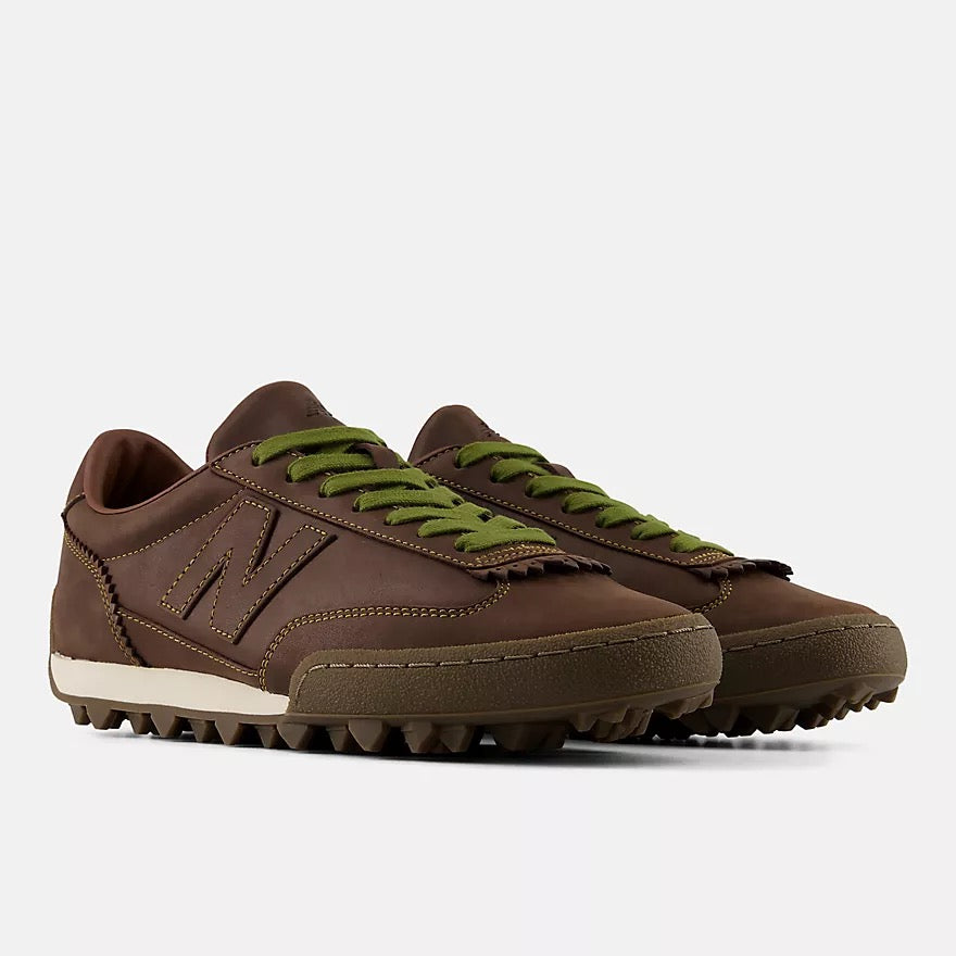New Balance Gator Run Sneaker Pumpernickel Rich Oak Leder
