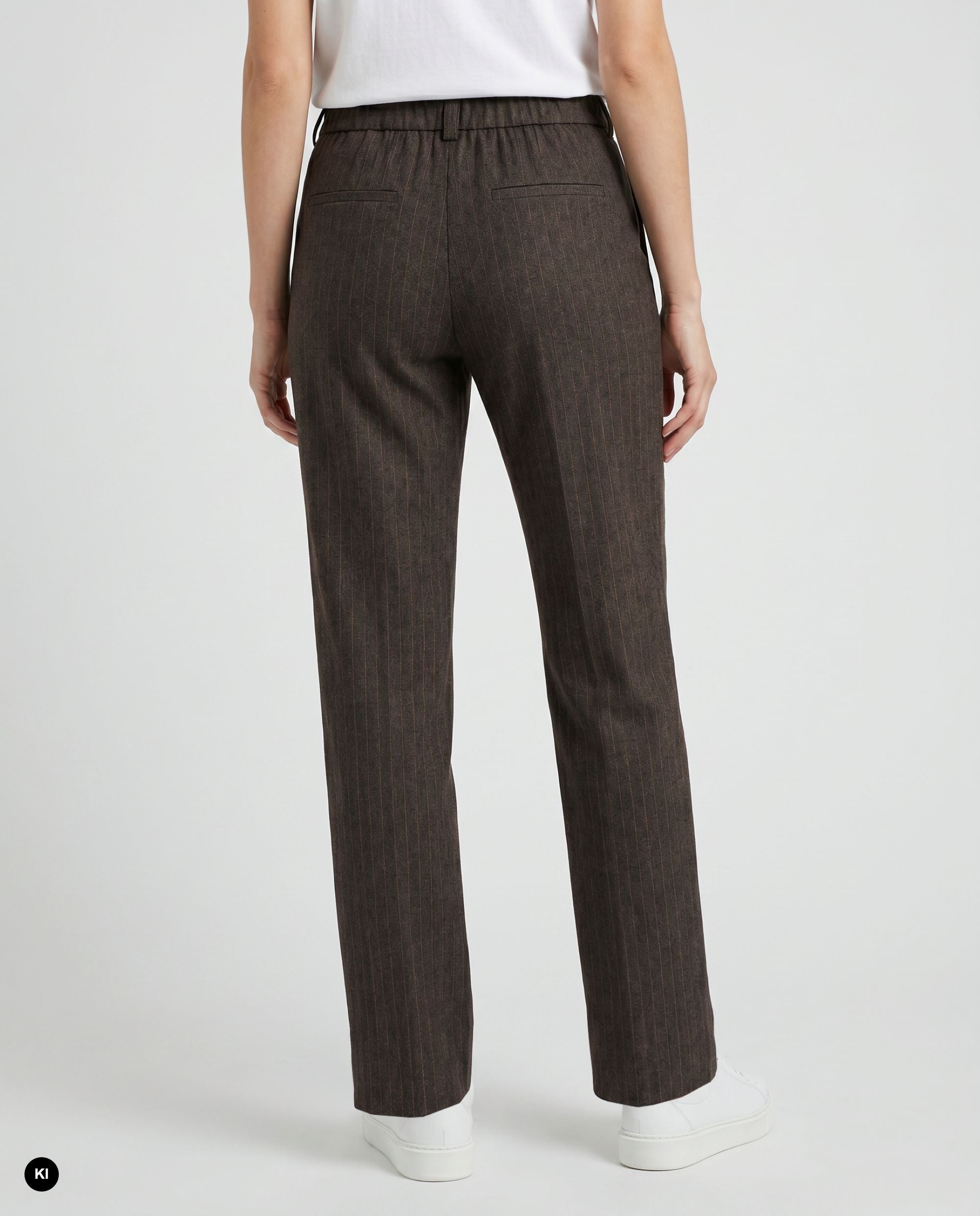 Stehmann Fenja Culotte americano Straight Fit Pinstripes