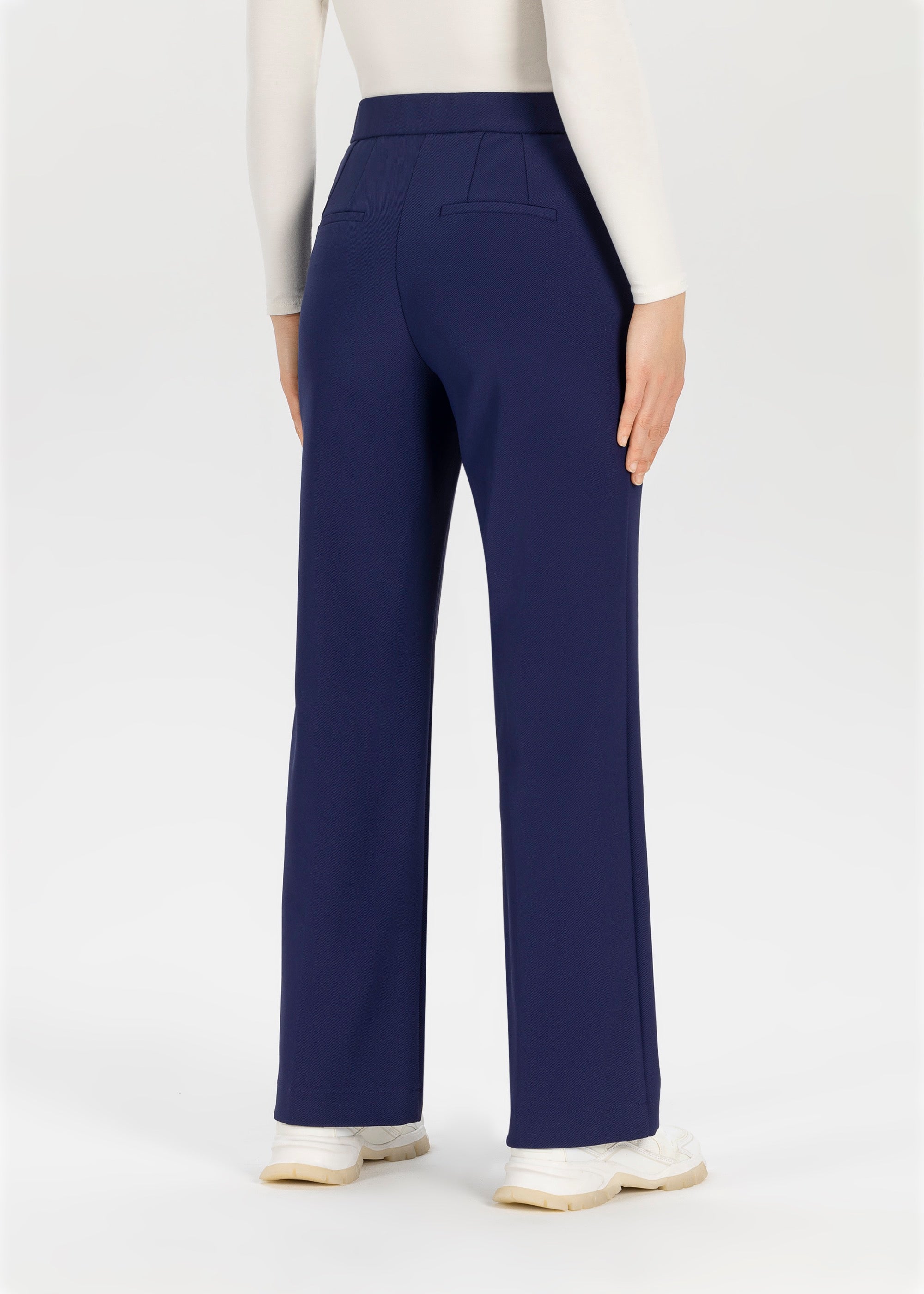 Stehmann Relaxed Fit Hellena Weite Hose jolly blue Jersey
