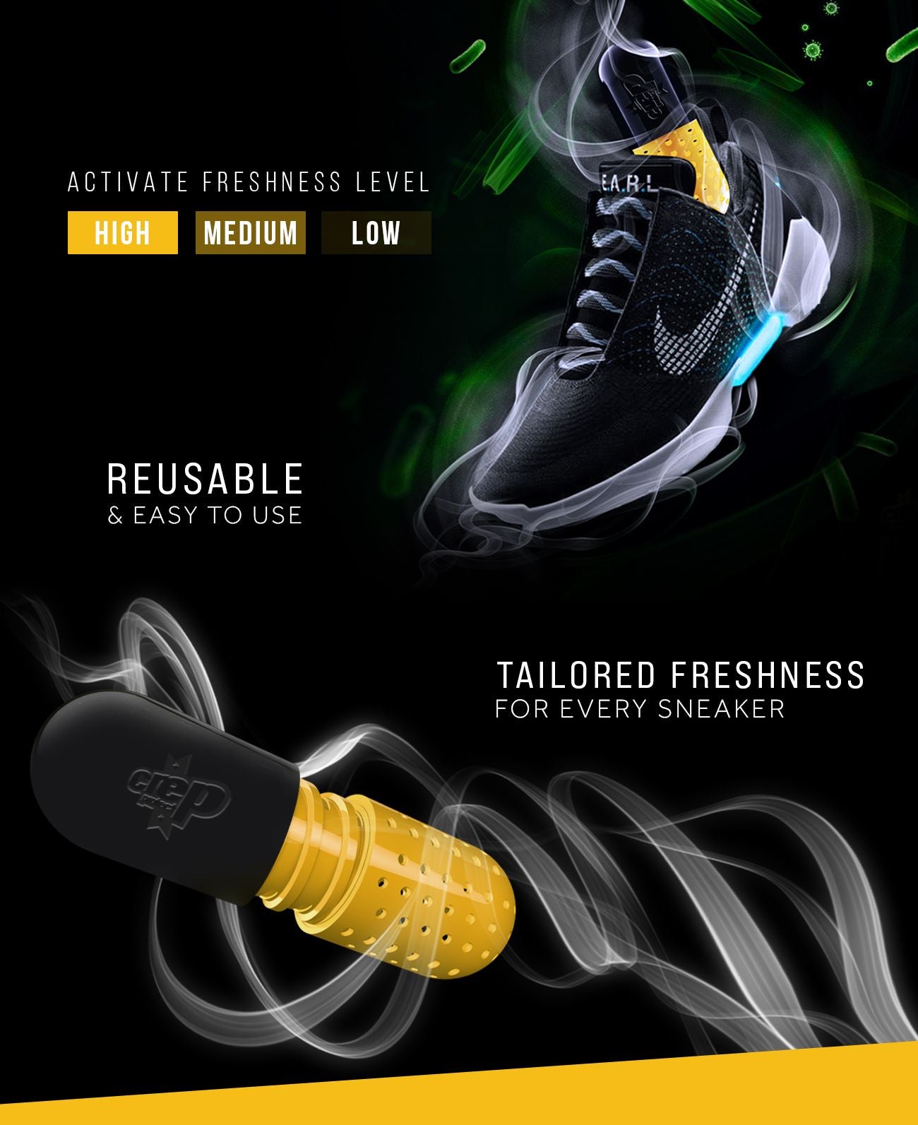 Crep Protect Box Pack Sneaker Set mit Bürste und Tüchern