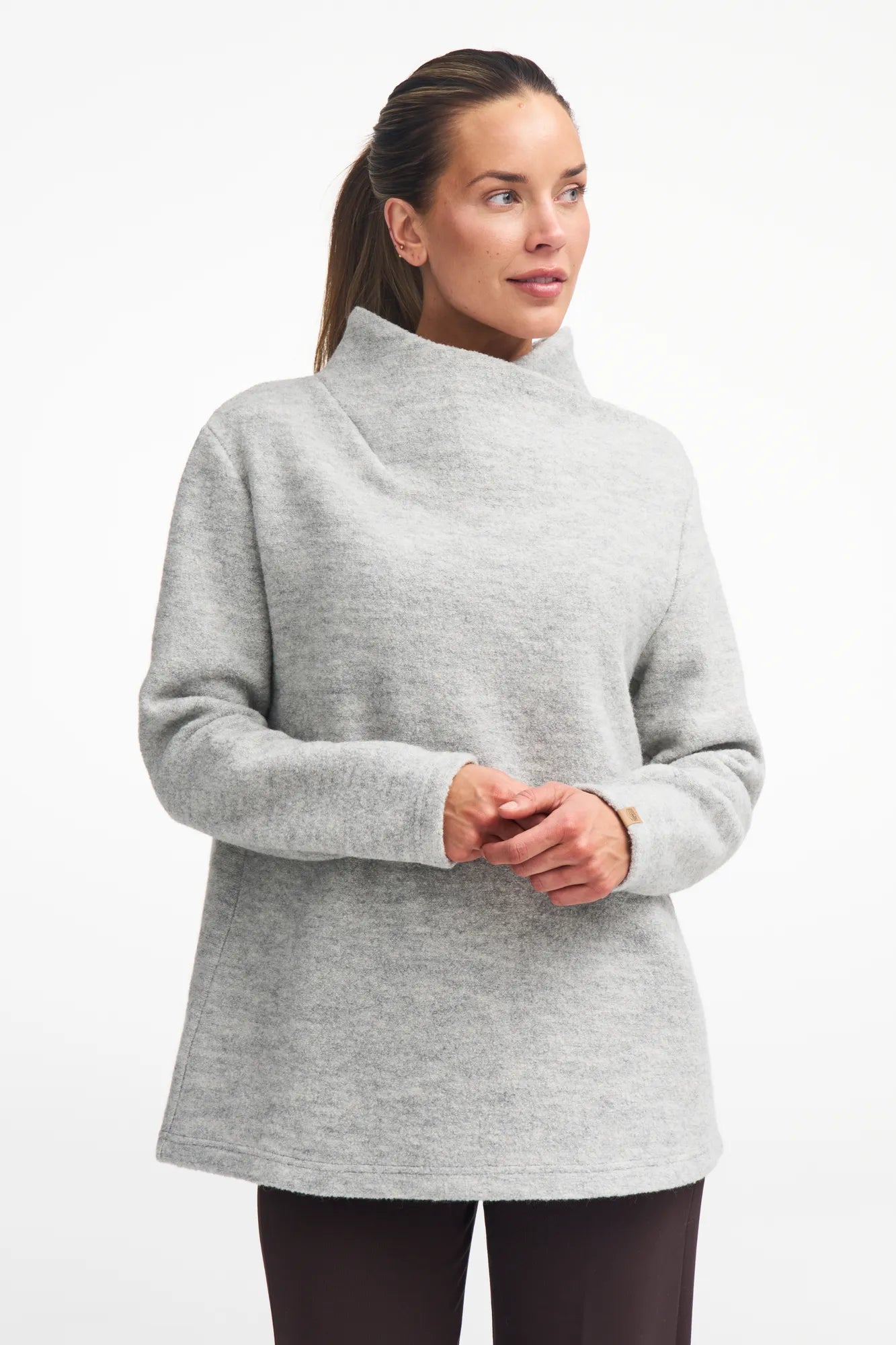 Ivanhoe GY Elsabo Pullover Light Navy 100% Filzwolle